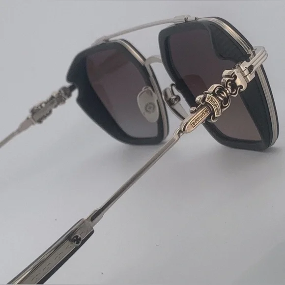 Chrome Hearts Black and Gold Sunglasses - Picture 4 of 6